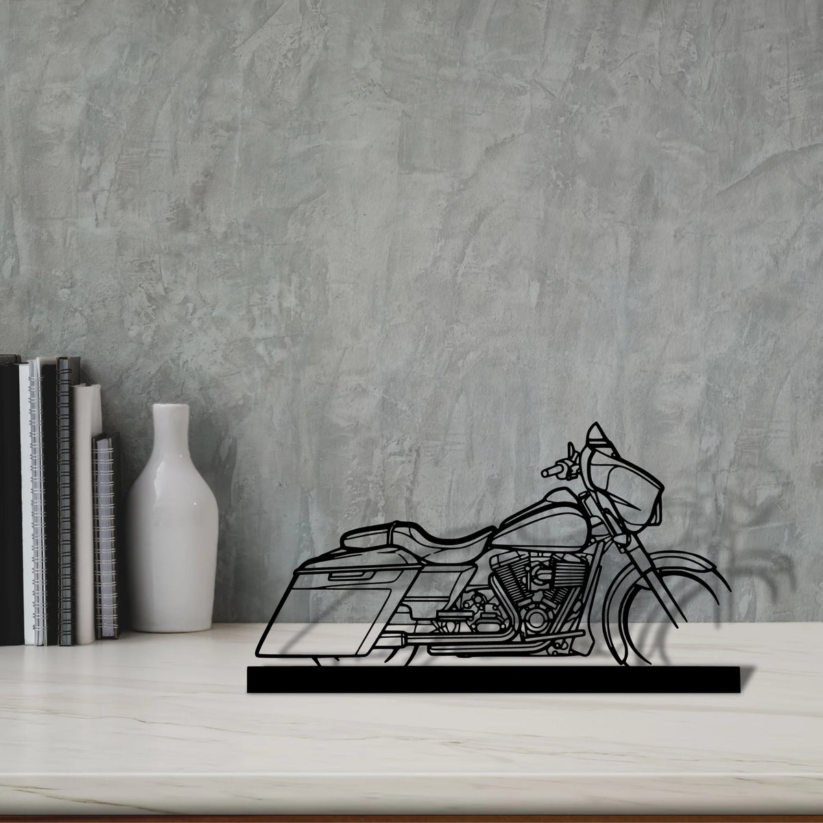 street-glide-2014-2 Silhouette Metal Art Stand - Tinvibe