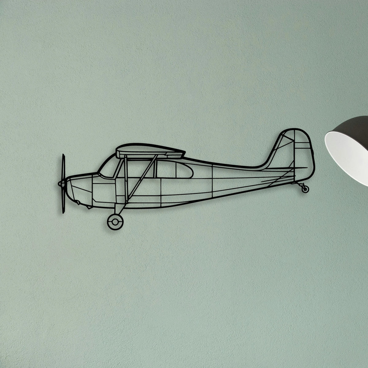 T 28 Trojan 2 Classic Aircraft Silhouette Metal Wall Art - Tinvibe