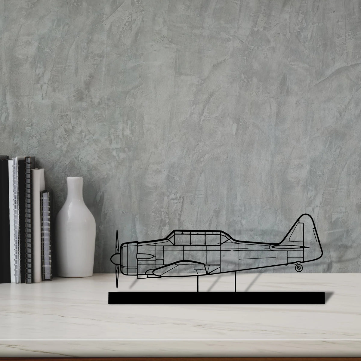 t-6g-texan-2 Silhouette Metal Art Stand - Tinvibe