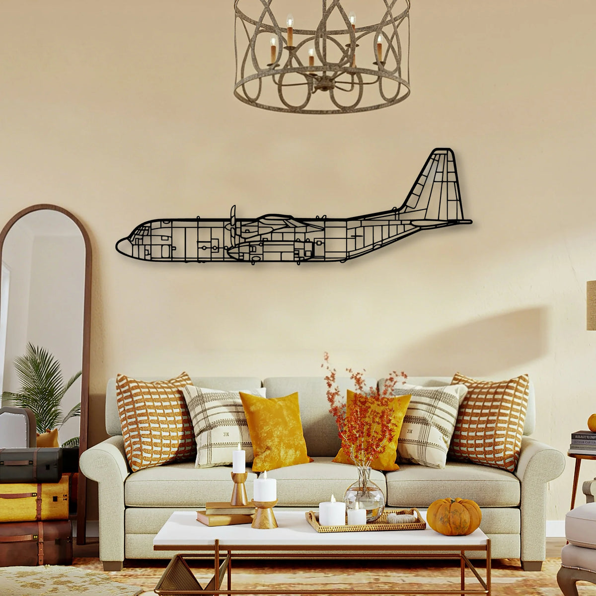 Tornado 7 Classic Aircraft Silhouette Metal Wall Art - Tinvibe