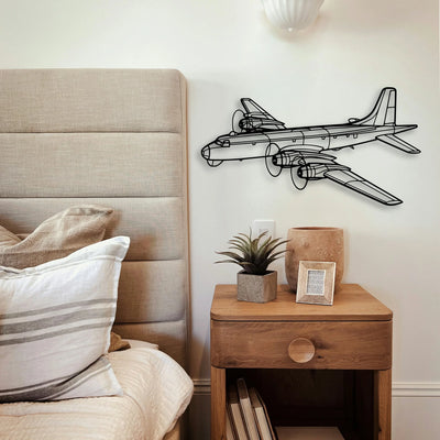 150 4 Classic Aircraft Silhouette Metal Wall Art - Tinvibe