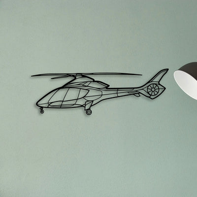 170B 4 Classic Aircraft Silhouette Metal Wall Art - Tinvibe