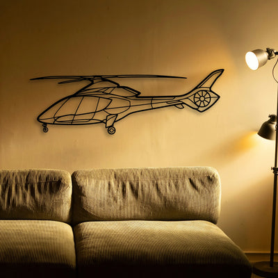 170B 4 Classic Aircraft Silhouette Metal Wall Art - Tinvibe