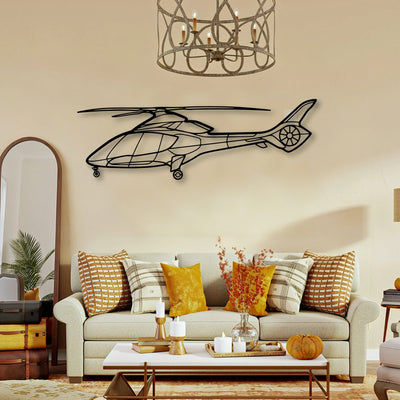 170B 4 Classic Aircraft Silhouette Metal Wall Art - Tinvibe