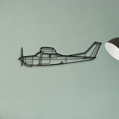 170B 5 Classic Aircraft Silhouette Metal Wall Art - Tinvibe