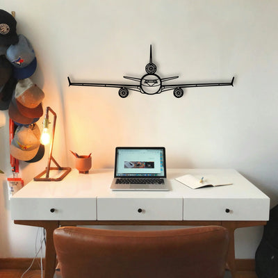 170B 6 Classic Aircraft Silhouette Metal Wall Art - Tinvibe