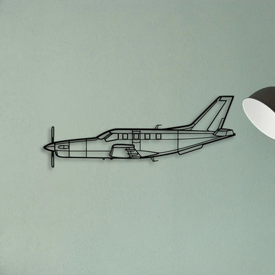 170B 7 Classic Aircraft Silhouette Metal Wall Art - Tinvibe