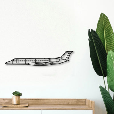 170B 8 Classic Aircraft Silhouette Metal Wall Art - Tinvibe