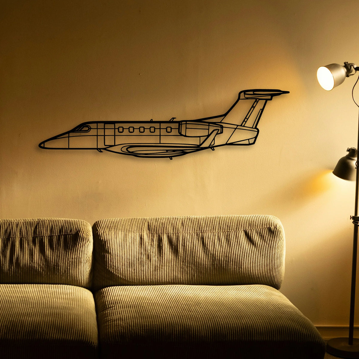 170B Float Classic Aircraft Silhouette Metal Wall Art - Tinvibe