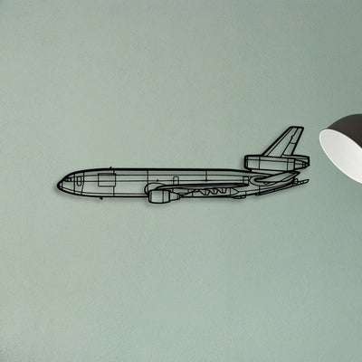 180 Skywagon 2 Classic Aircraft Silhouette Metal Wall Art - Tinvibe