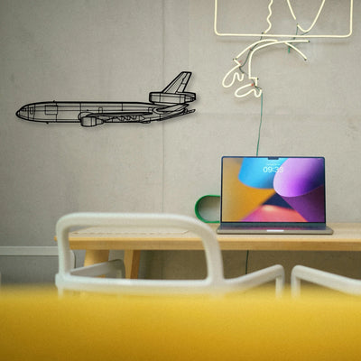 180 Skywagon 2 Classic Aircraft Silhouette Metal Wall Art - Tinvibe