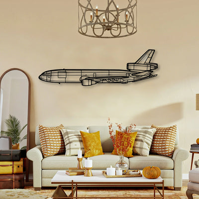 180 Skywagon 2 Classic Aircraft Silhouette Metal Wall Art - Tinvibe
