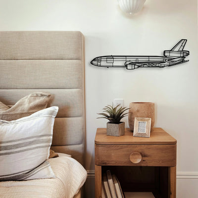 180 Skywagon 2 Classic Aircraft Silhouette Metal Wall Art - Tinvibe