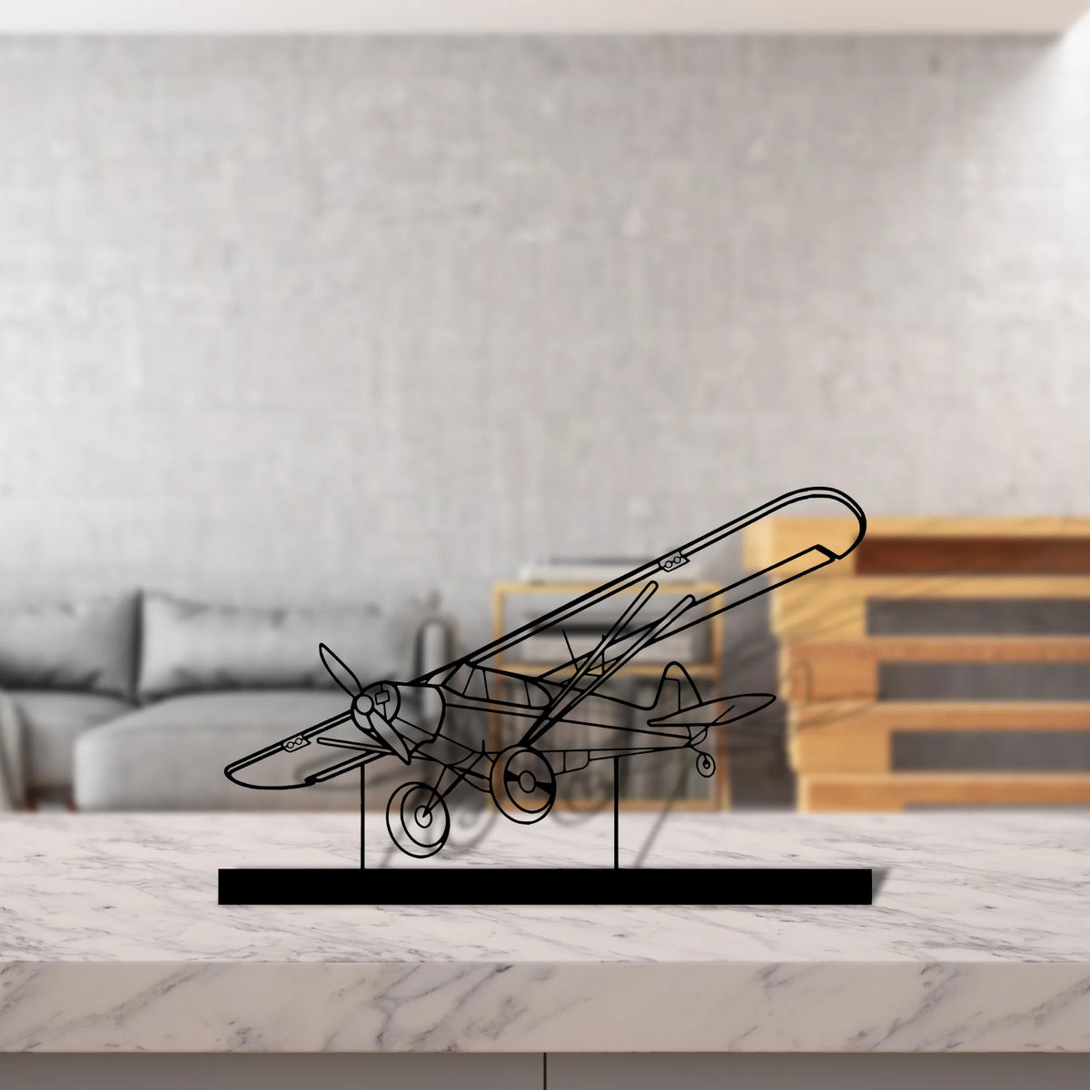 180-skywagon-4 Silhouette Metal Art Stand - Tinvibe