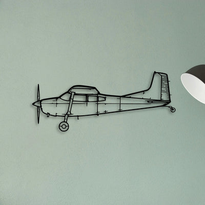 180K 2 Classic Aircraft Silhouette Metal Wall Art - Tinvibe