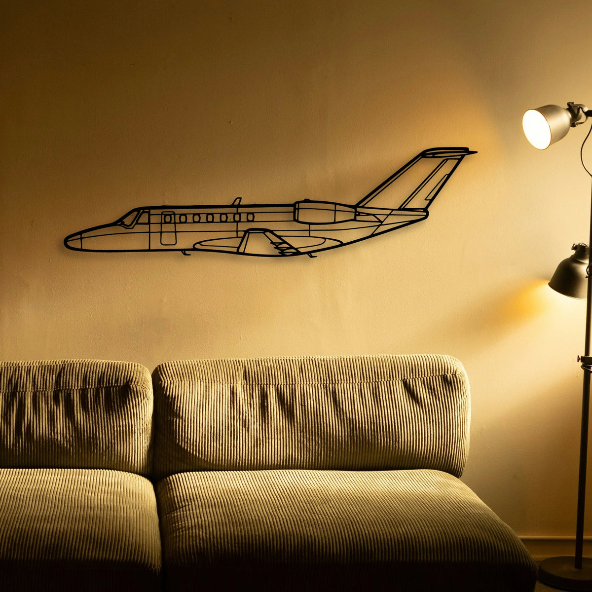 180K 3 Classic Aircraft Silhouette Metal Wall Art - Tinvibe