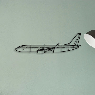 182P Skylane 3 Classic Aircraft Silhouette Metal Wall Art - Tinvibe