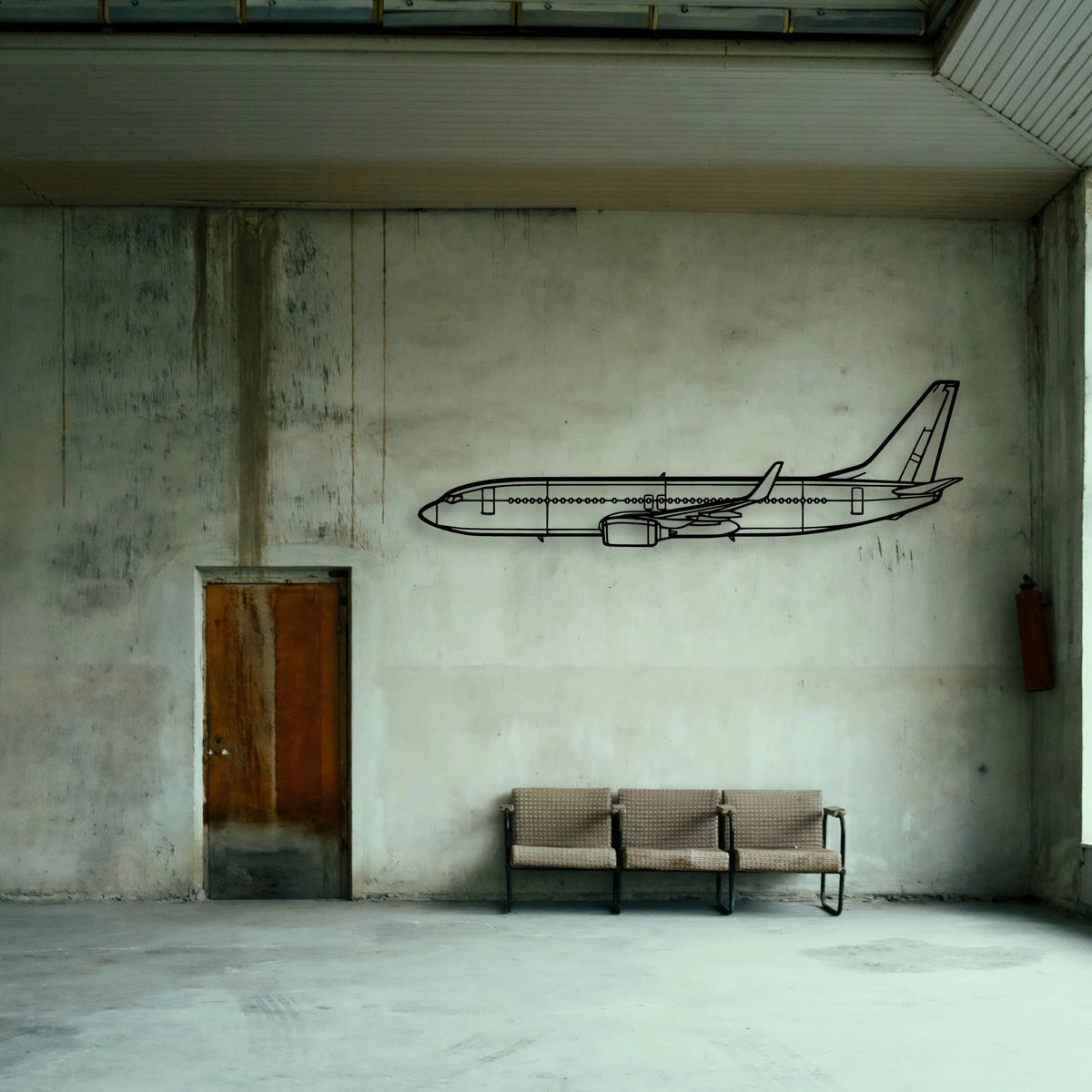 182P Skylane 3 Classic Aircraft Silhouette Metal Wall Art - Tinvibe