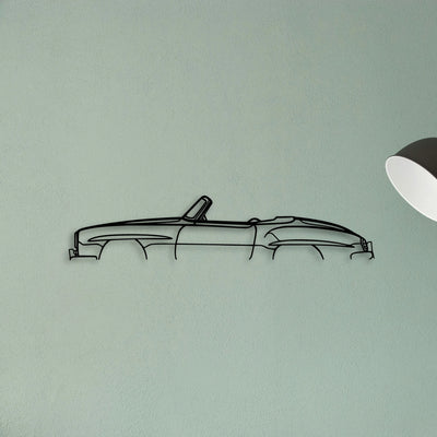 190SL 1958 Classic Silhouette Metal Wall Art - Tinvibe
