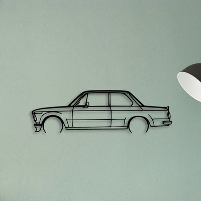 2002 1974 Classic Silhouette Metal Wall Art - Tinvibe