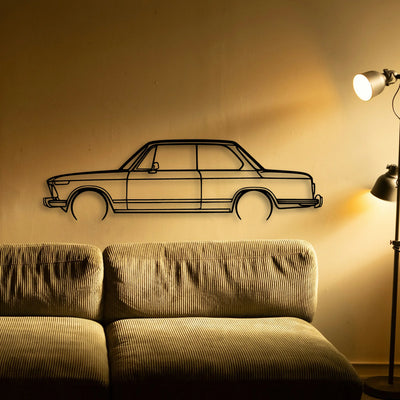 2002 TI 1974 2 Classic Silhouette Metal Wall Art - Tinvibe