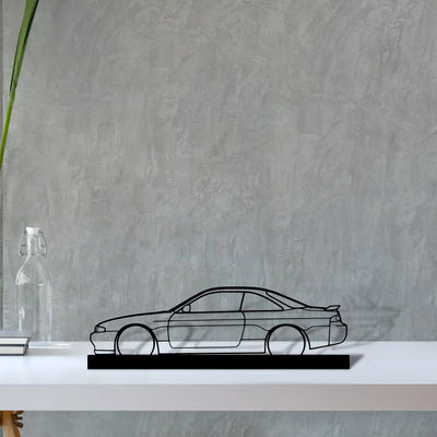 200sx-s14 Silhouette Metal Art Stand - Tinvibe