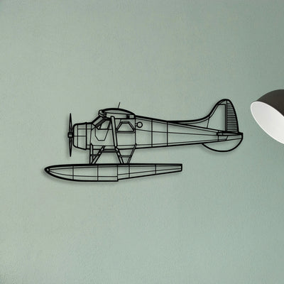 201 Standard Libelle 2 Classic Aircraft Silhouette Metal Wall Art - Tinvibe