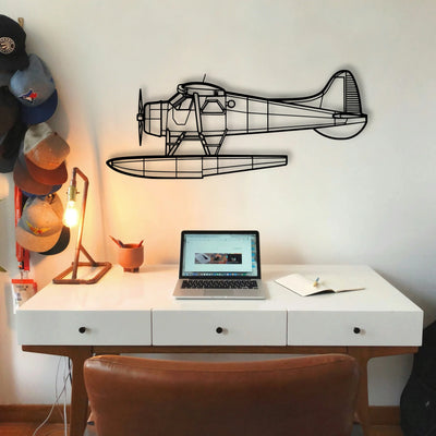 201 Standard Libelle 2 Classic Aircraft Silhouette Metal Wall Art - Tinvibe