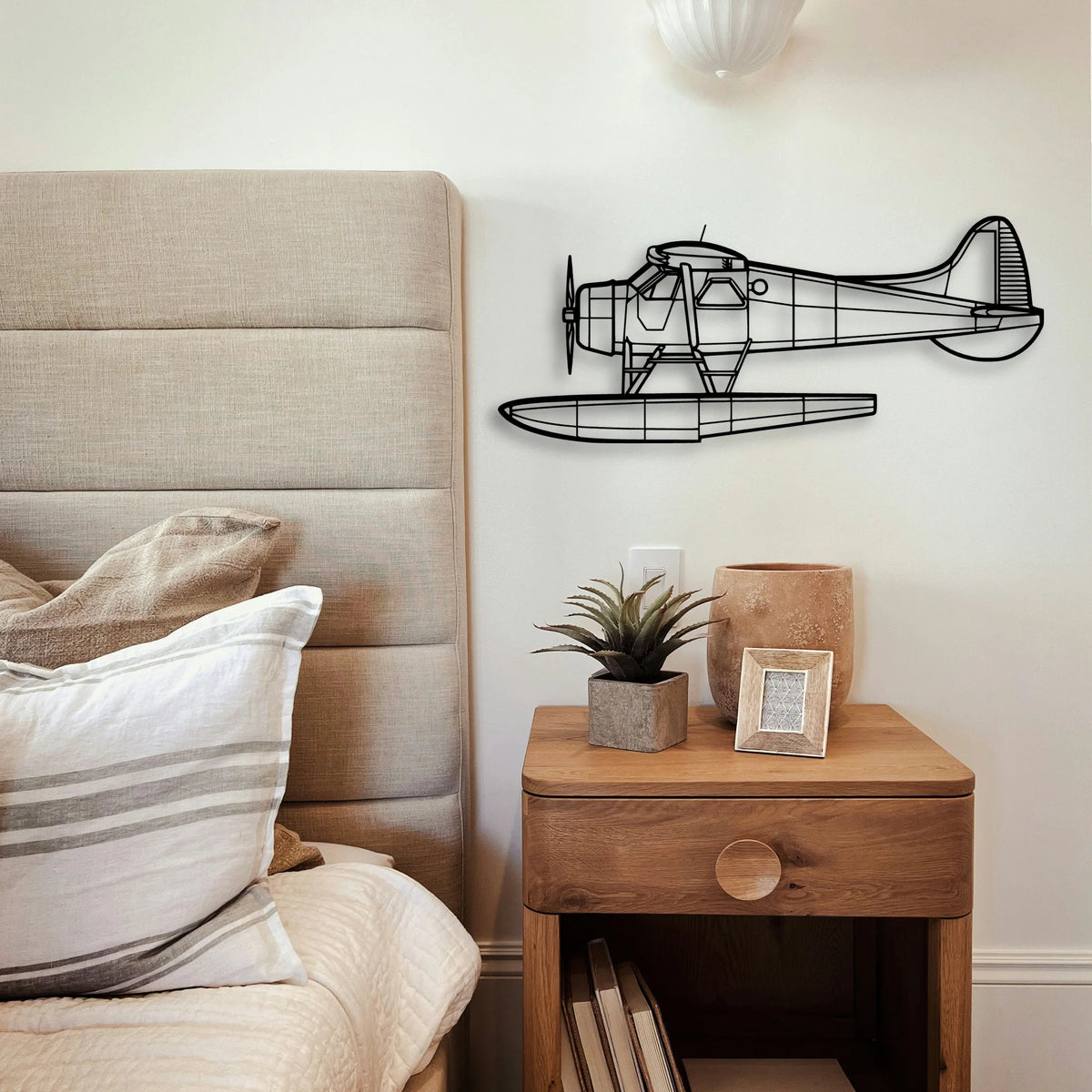 201 Standard Libelle 2 Classic Aircraft Silhouette Metal Wall Art - Tinvibe