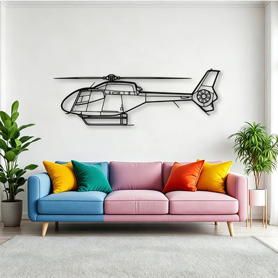 201 Standard Libelle 3 Classic Aircraft Silhouette Metal Wall Art - Tinvibe