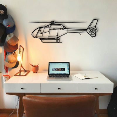 201 Standard Libelle 3 Classic Aircraft Silhouette Metal Wall Art - Tinvibe