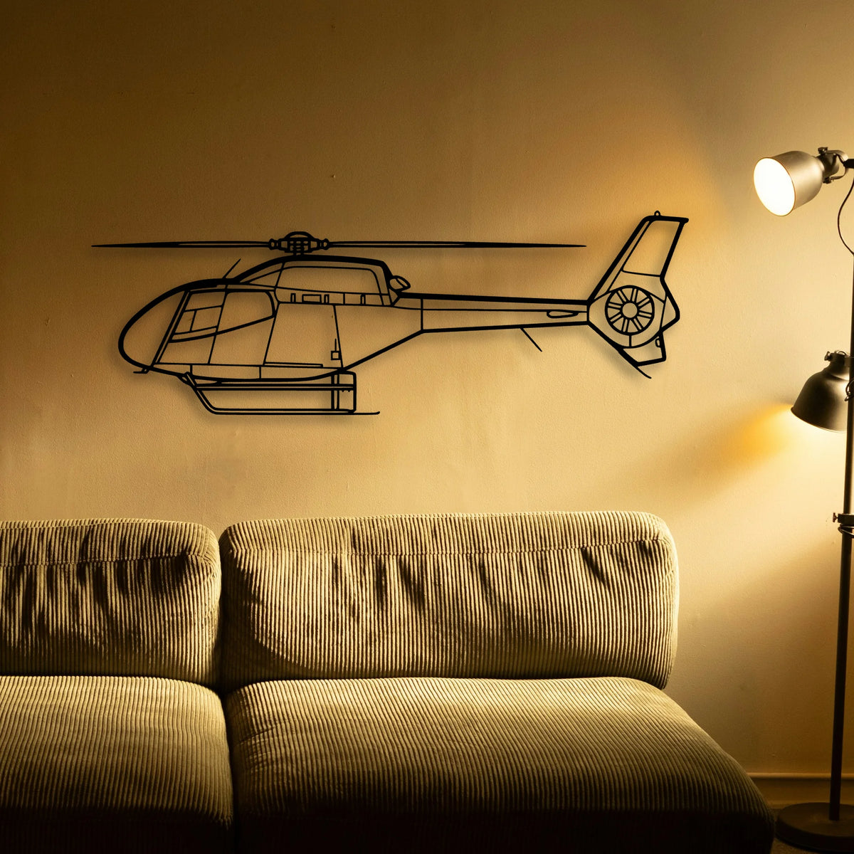 201 Standard Libelle 3 Classic Aircraft Silhouette Metal Wall Art - Tinvibe