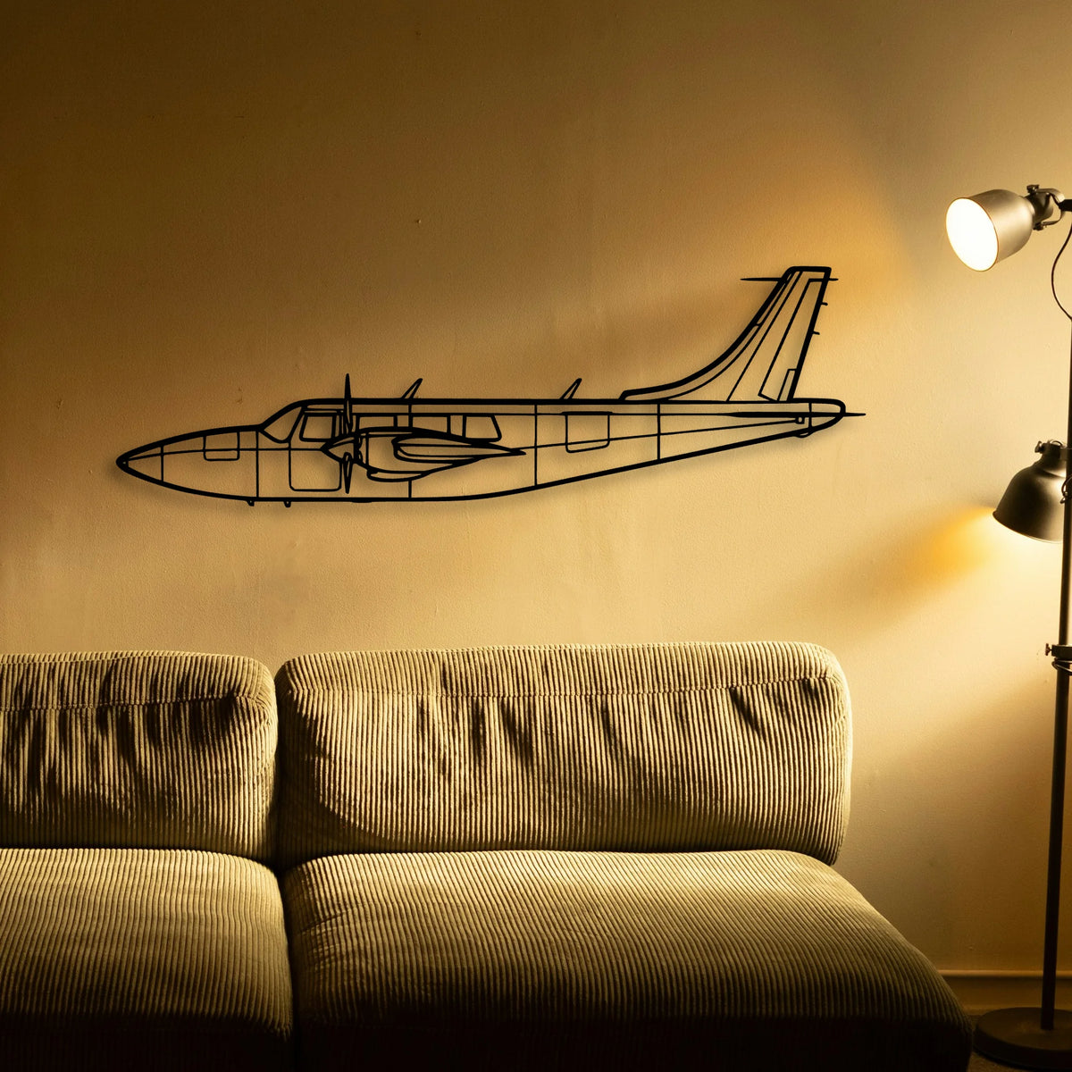 201 Standard Libelle 4 Classic Aircraft Silhouette Metal Wall Art - Tinvibe