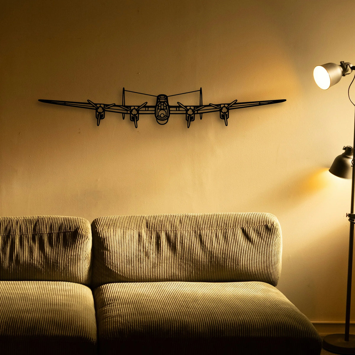 201 Standard Libelle 5 Classic Aircraft Silhouette Metal Wall Art - Tinvibe