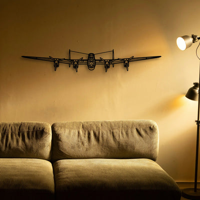 201 Standard Libelle 5 Classic Aircraft Silhouette Metal Wall Art - Tinvibe