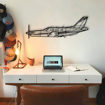 201 Standard Libelle Classic Aircraft Silhouette Metal Wall Art - Tinvibe