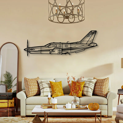 201 Standard Libelle Classic Aircraft Silhouette Metal Wall Art - Tinvibe