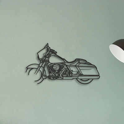 2015 Harley Davidson Street Glide Special Classic Motorcycle Silhouette Metal Wall Art - Tinvibe
