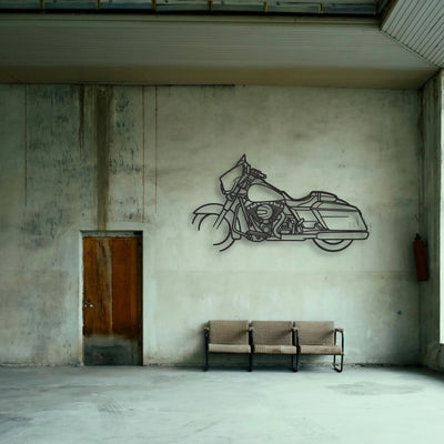 2015 Harley Davidson Street Glide Special Classic Motorcycle Silhouette Metal Wall Art - Tinvibe