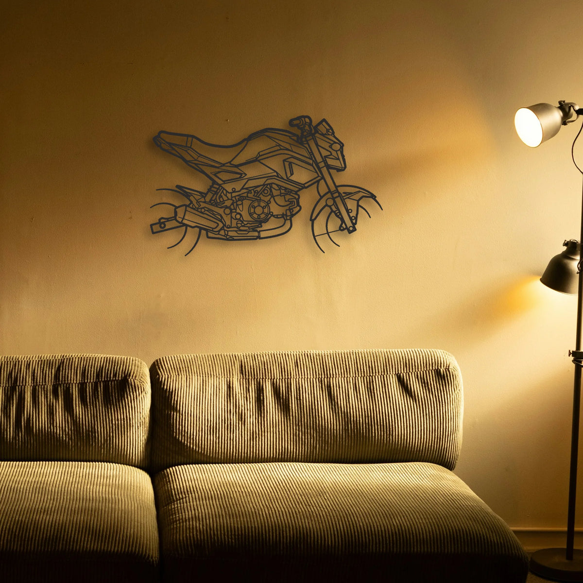 2015 Honda Grom Classic Motorcycle Silhouette Metal Wall Art - Tinvibe