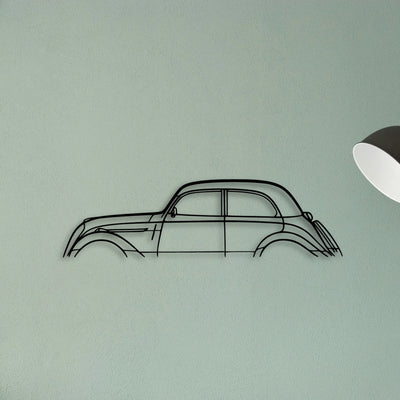 202 1949 Classic Silhouette Metal Wall Art - Tinvibe