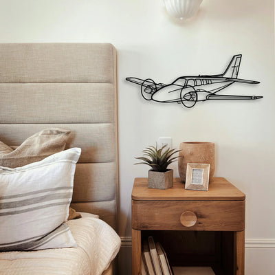 206 3 Classic Aircraft Silhouette Metal Wall Art - Tinvibe