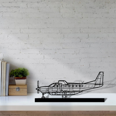 208-caravan Silhouette Metal Art Stand - Tinvibe
