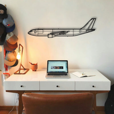210 Centurion Classic Aircraft Silhouette Metal Wall Art - Tinvibe