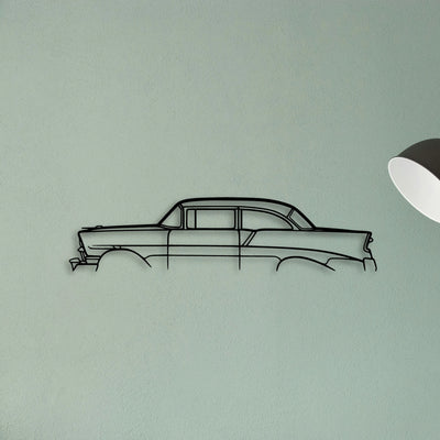 210 1956 Classic Silhouette Metal Wall Art - Tinvibe