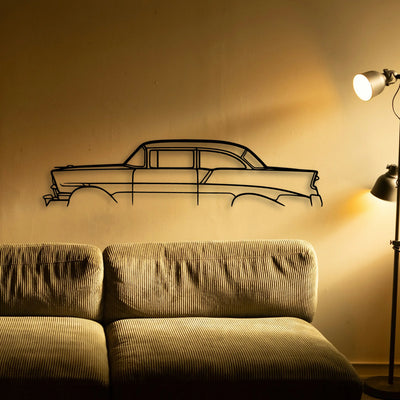 210 1956 Classic Silhouette Metal Wall Art - Tinvibe