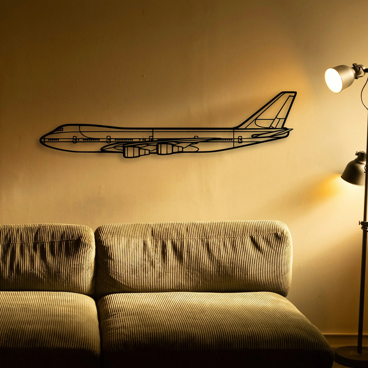 210L Centurion Classic Aircraft Silhouette Metal Wall Art - Tinvibe