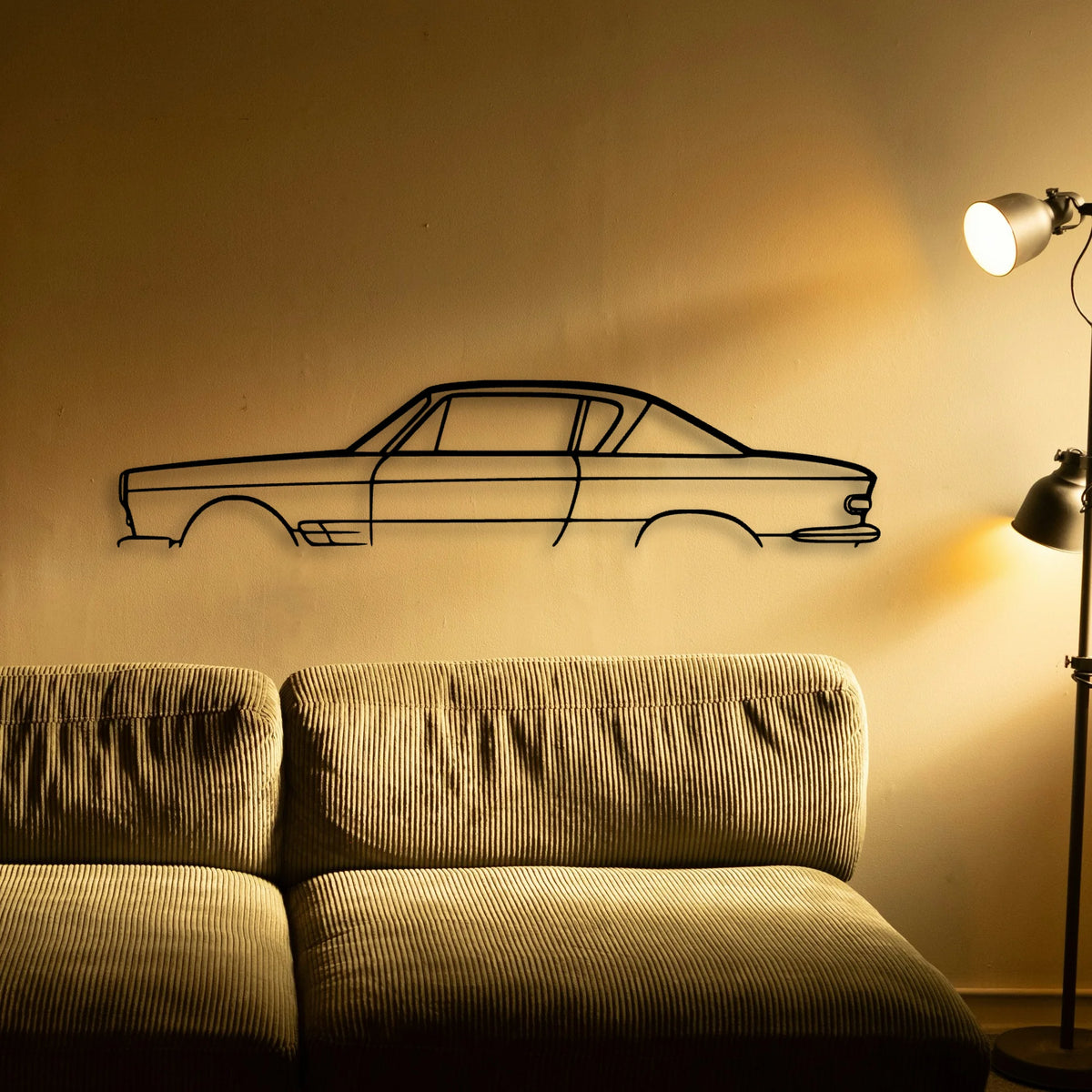 2300 1966 Classic Silhouette Metal Wall Art - Tinvibe