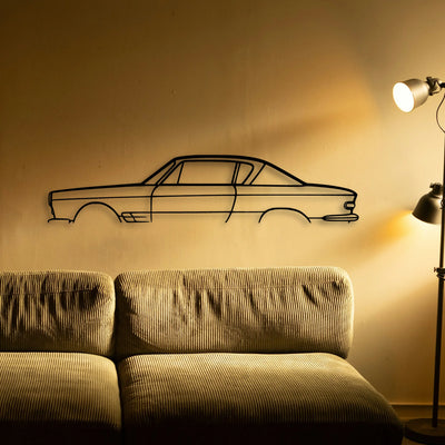 2300 1966 Classic Silhouette Metal Wall Art - Tinvibe