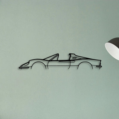 246 GTS Dino Classic Silhouette Metal Wall Art - Tinvibe